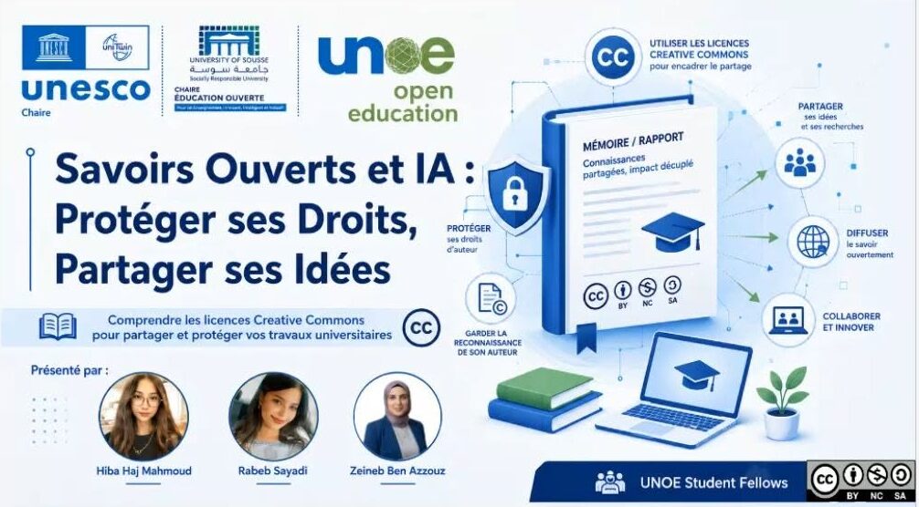 Protecting Rights, Sharing Ideas: A Student-Led Initiative on Open Education and AI at the University of Sousse